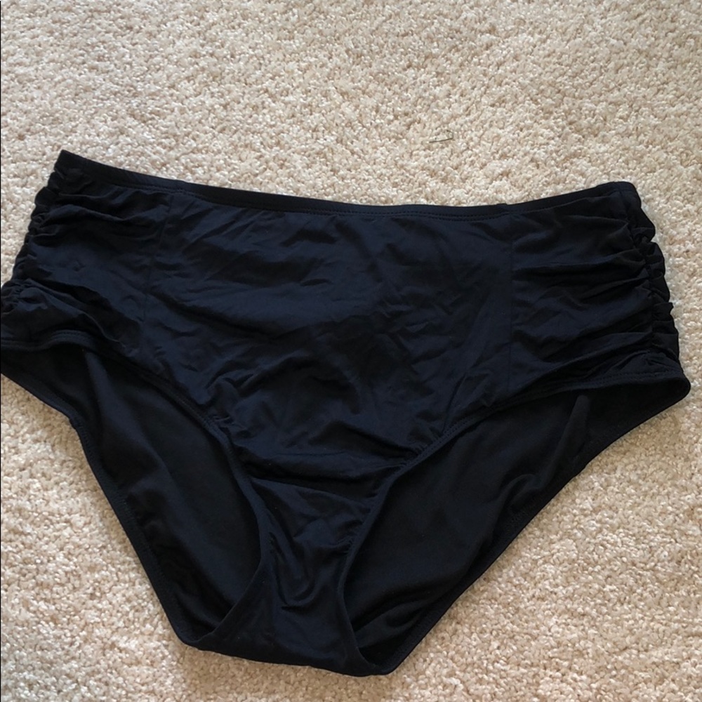 Black High Waisted Bikini Bottoms
